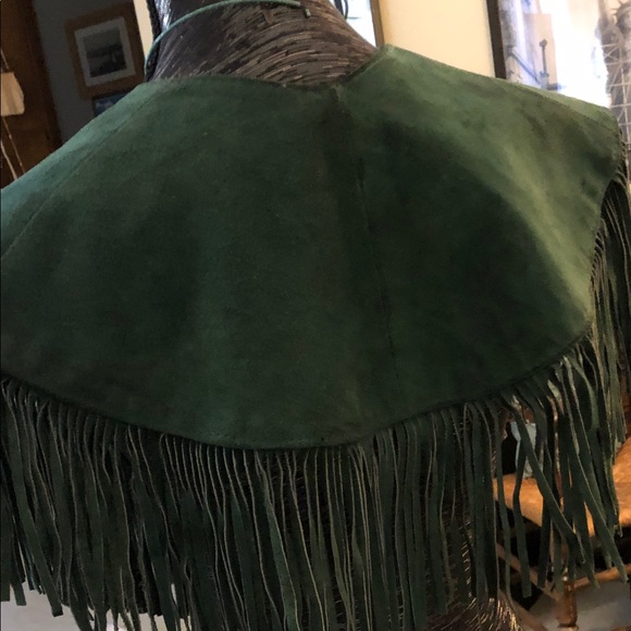 Vintage Ben Kalton Fringe Cape - Picture 5 of 7